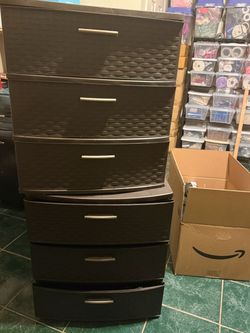 3 drawers tower organizer espresso color