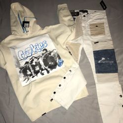 NEW Cookies “Rolling Stones” Collab Size Small & Jordan Craig Jeans Size 30