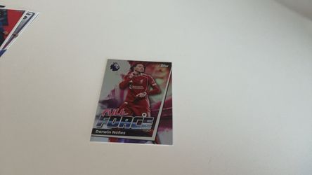 Topps Darwin Núñez Full Force Premier League Card