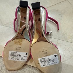 Alexander McQueen Arc Sandals – Hot Pink – Size 8.5