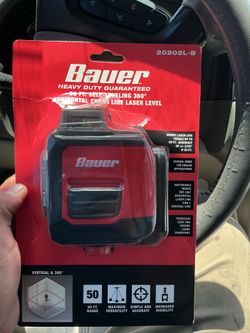Self leveling BAUER laser level