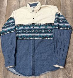 Vintage Roppers Rodeo Line Western Shirt size Medium