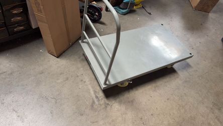 VEVOR Flatbed Utility Cart, Supports up to 2000 lbs, Dimensions 47"L x 24"W x 32"H, Equipped with 5" Nylon Wheels, Sturdy Steel Construction, Ideal fo