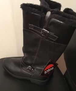 Women's all weather boots Totes Sz 10