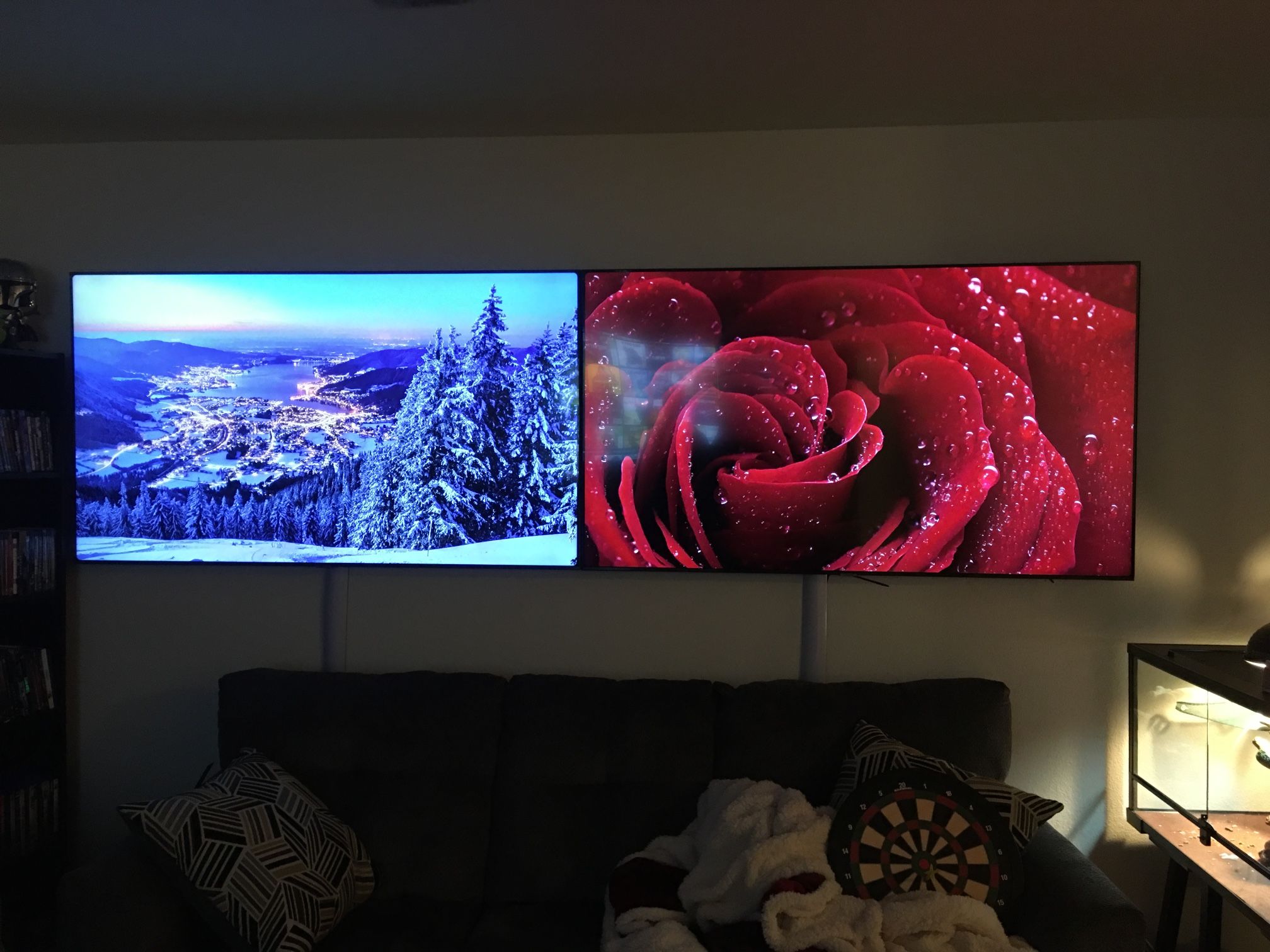 Two 65 Inch Samasung 4K Led TVs, And One 50 Samsung 4K Led Tv