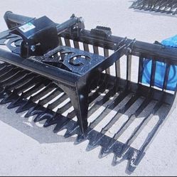76” And 48” KC Skeleton Grapple Bucket (skid steer Attachment)