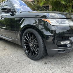 RANGE ROVER SPORT HSE 22INCH AUTOBIOGRAPHY WHEELS GLOSS BLACK NEW IN BOXES 