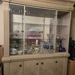 Italian China Cabinet Is Missing One Door