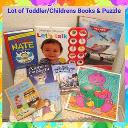 LOT OF TODDLER / CHILDRENS BOOKS & PUZZLE
