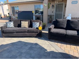 Black sofa