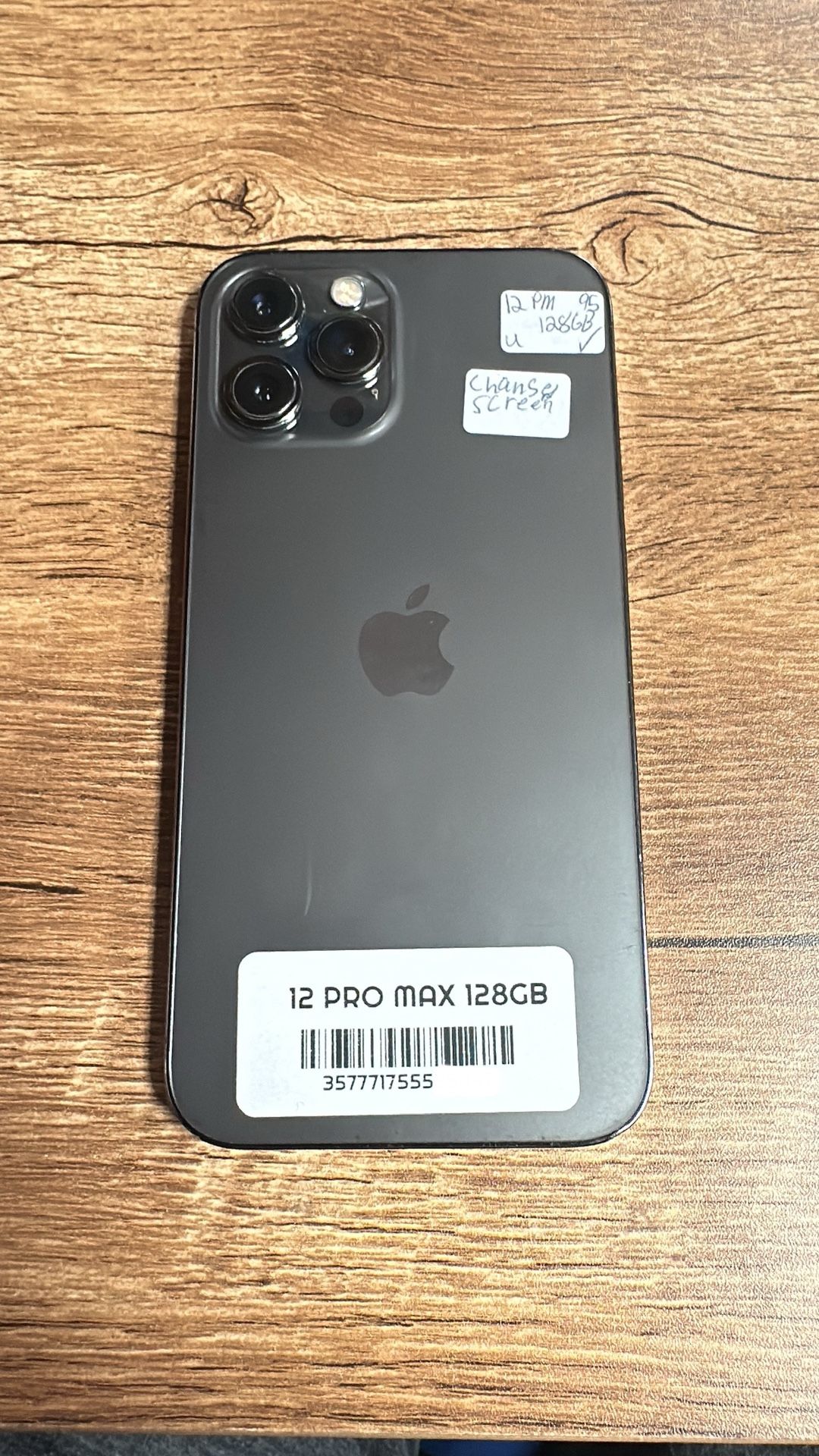 On Sale 12 Pro Max 128GB Unlocked Display Changed