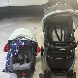 Baby Car Seat And Stroller Combo With Car Seat Canopy 
