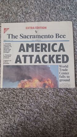 Sacramento Bee September 11, 2001