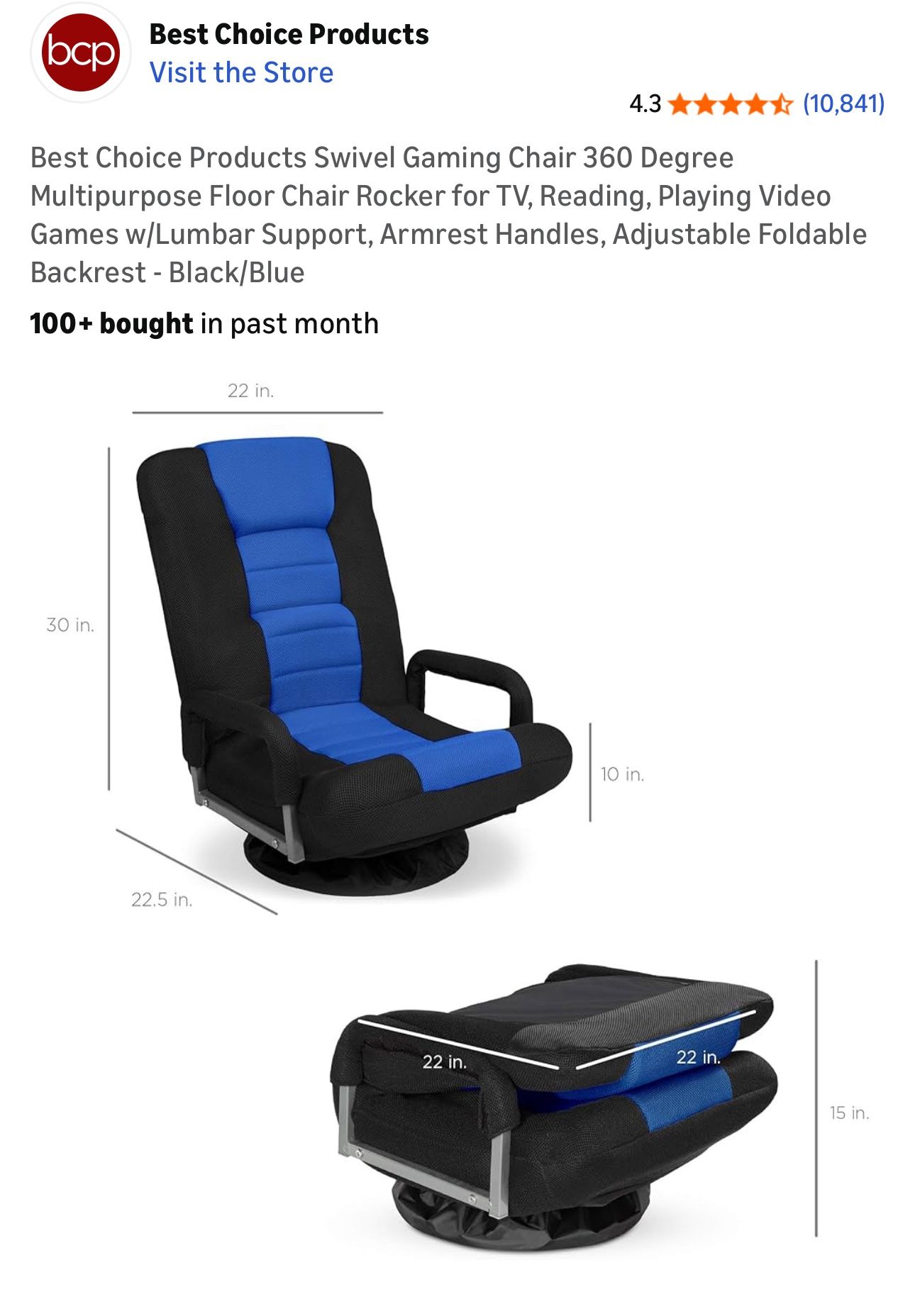 Gaming Foldable Chair 