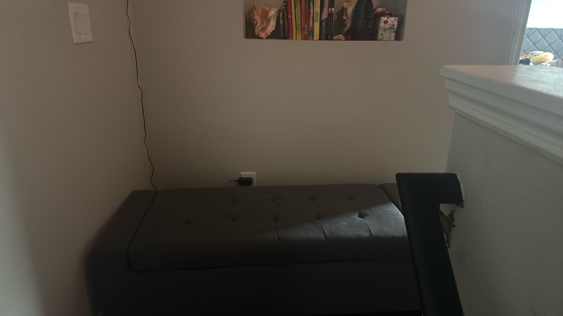Grey Ottoman