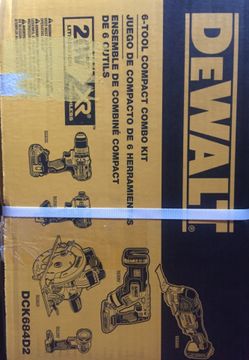 Brand new in box dewalt xr 6piece combo tool kit