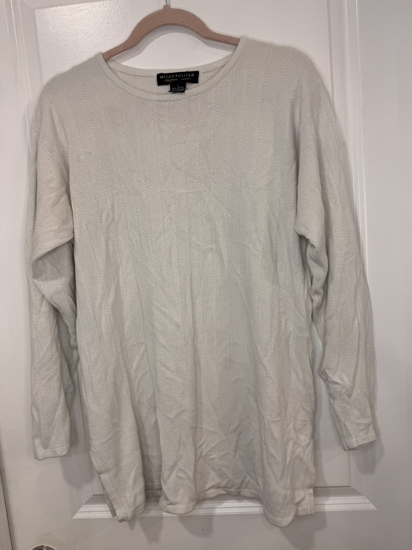 Vintage Metropolitan New York 10001 Women’s Sweater Size L