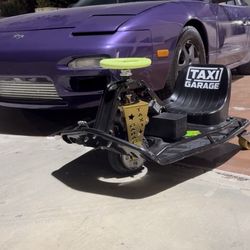 Taxi Garage Stage 2 Drift Kart Motor Swapped With Taxi Garage 1000w Motor Gold 32mph