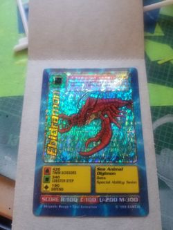 Ebidramon digimon card