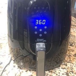 NEW IN THE BOX Power Air Fryer Elite 5.5 Qt black - Model GLA-716 With Digital Display