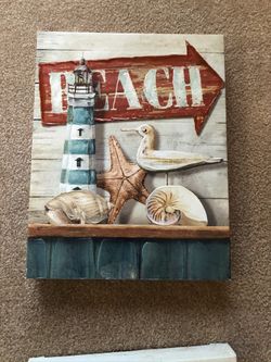 Beach sign