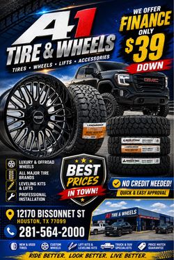 Brand new wheels and tires