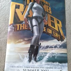 Tomb Raider Authentic Double-Sided Mpvie Theater Poster For 30dlls (27X40) Alvernon Between Drexel And Valencia