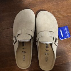 Birkenstock Boston Clogs Taupe