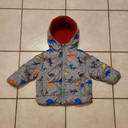 Jacket Swiss Tech Puffer Fleece Lined 12 M Dinosaur Jacket