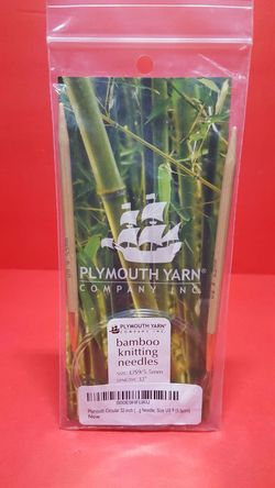 Bamboo knitting needles... 32" (5.5mm) (9.0mm) (6.0mm) (3.5mm) (5.0mm)... new still in package...