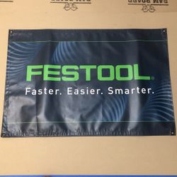 Festool Vinyl Wall Sign 2ftx 3ft 
