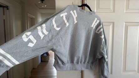 Salty honey crop long sleeve shirt top