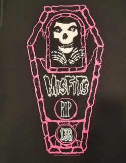 2009 Vintage Misfits Punk Band Longsleeve Thermal Shirt Size XL