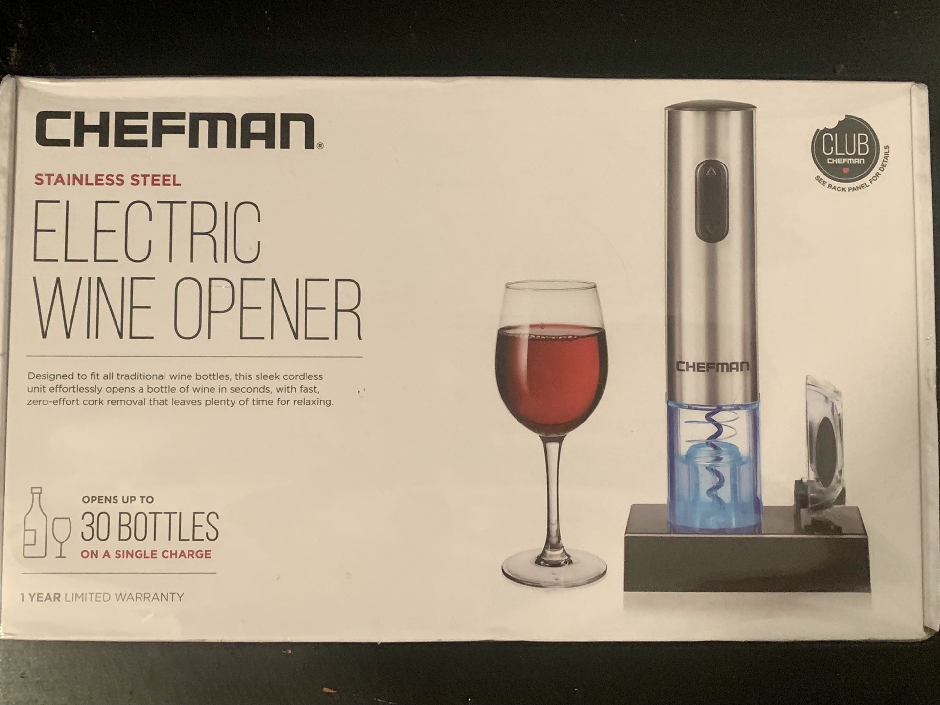 Chefman Electric Wine Opener