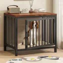 New 27" Dog Crate Furniture Decorative Dog Kennel Indoor, Dog Crates for  Dogs. Dark color. See Pictures!