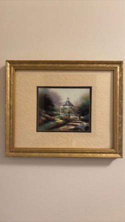 Hidden gazebo Thomas Kinkade painting