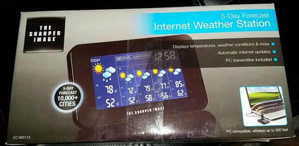 Top 100 Sharper Image 5 Day Forecast Internet Weather Station