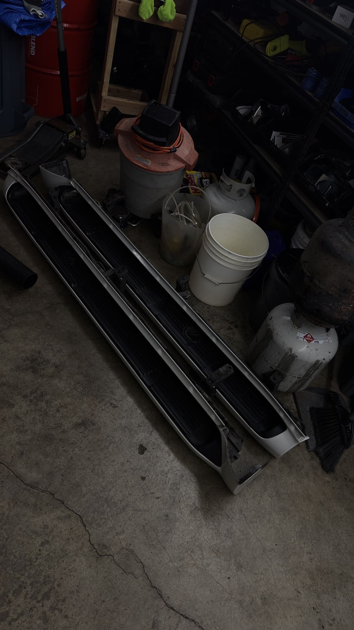 GX470 Side Step Rails (white)