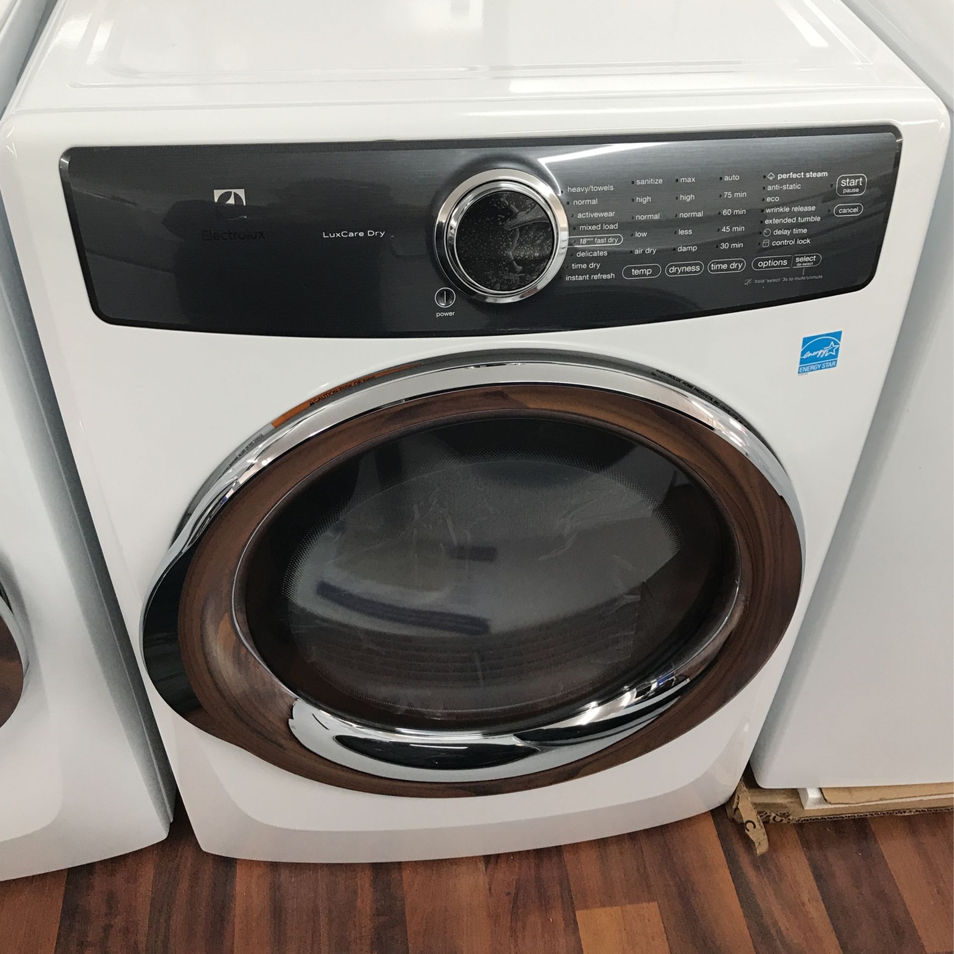 Electrolux Dryer In White Front Loader