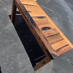 Natural Solid wood bench