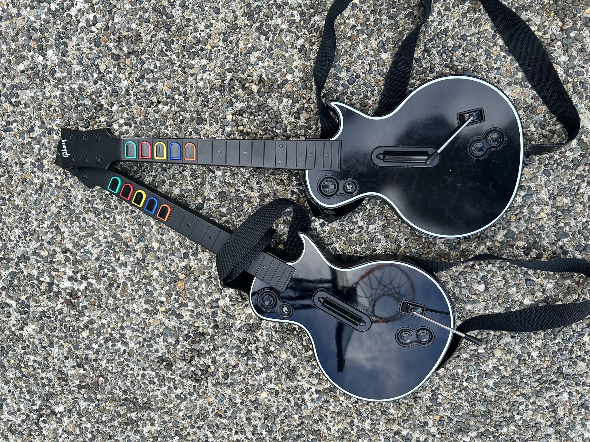 2 Play Station 3 Guitar Hero Guitars