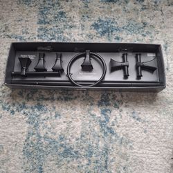 Matte Black Bathroom Hardware Set