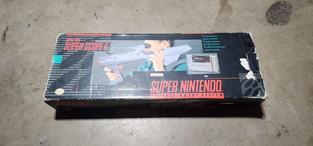 Snes Super Scope 6 Complete With Box