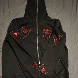 Black Spider FULL Zip Hoodie