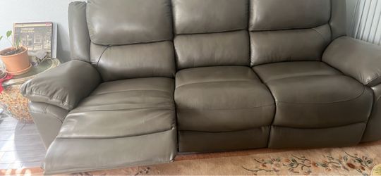 Leather couch