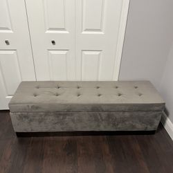 Grey Ottoman