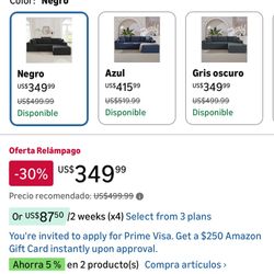 Sofá Seccional Nuevo Abierto Pero No Usado 