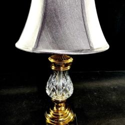 Waterford Belmont Fine Cut Crystal Medium Table Lamp - FLAWLESS!!!