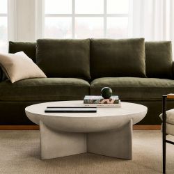 West Elm Monti 30” Round Coffee Table - Indoor/Outdoor
