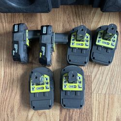 Ryobi Battery 2 Amp  $7 Each 